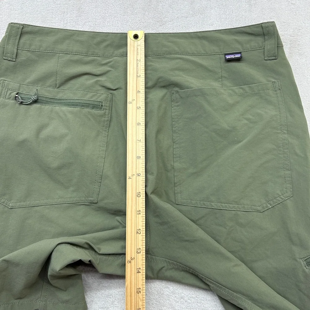 Patagonia Quandary Shorts Mens 33 Green Hiking Outdoor Technical Camping Trek
